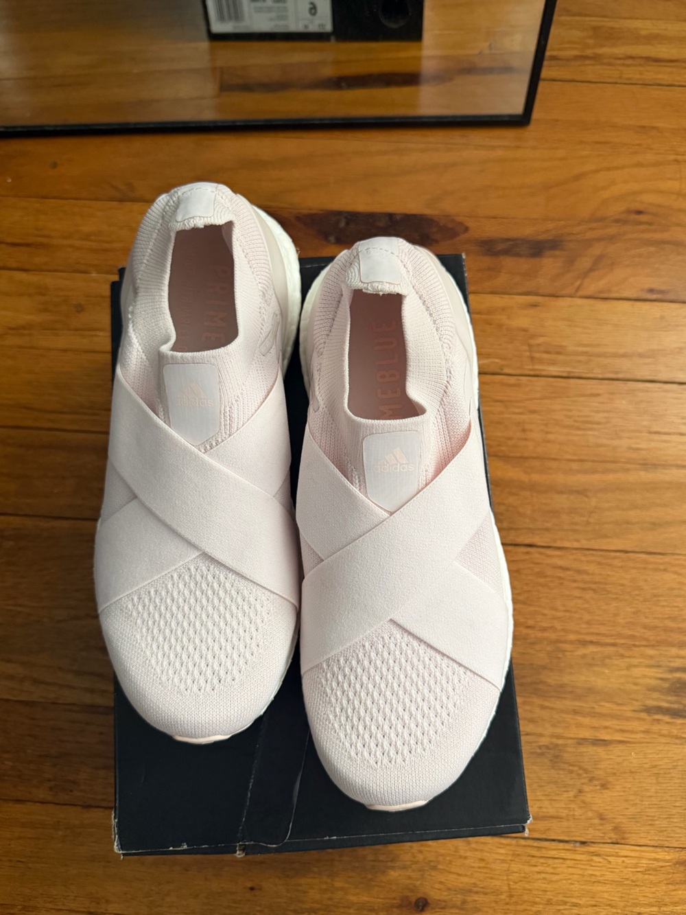 Adidas Ultraboost Slip On DNA W Pink White Running Sneakers Women’s 6